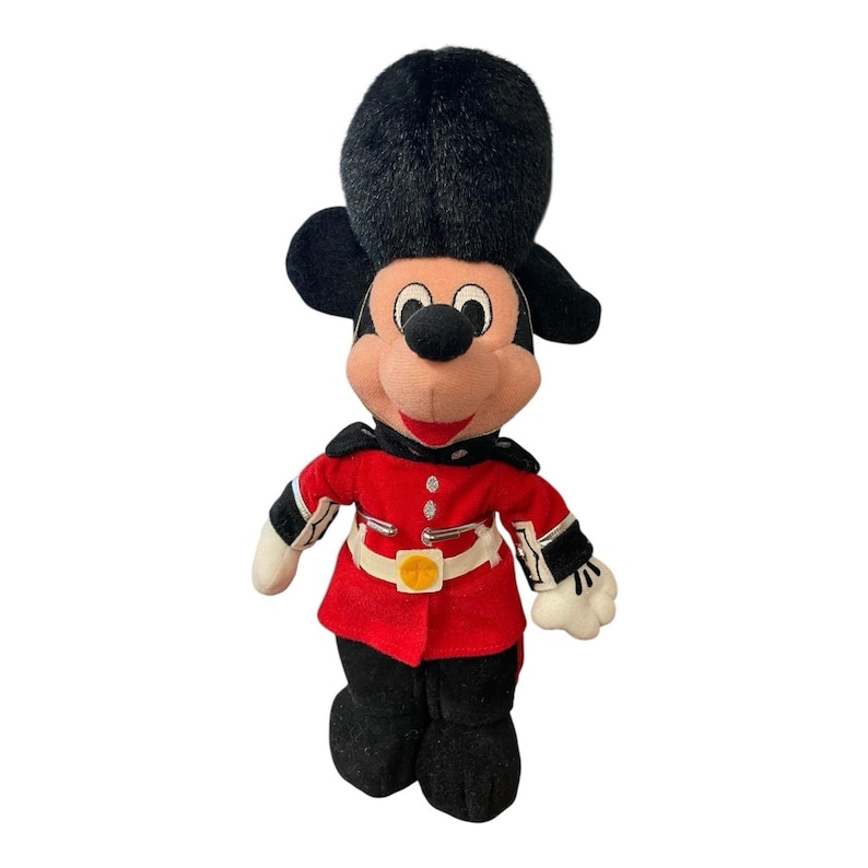 Mickey Mouse London Palace Guard Disney Store pluche zitzak 11 inch afbeelding 1