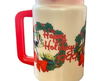 Buone feste 1999 Walt Disney World Toy Story Tazza di plastica Coca Cola da 16 oz