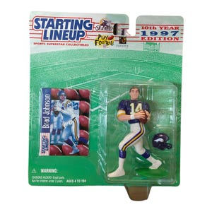 Brad Johnson 1997 NFL Starting Lineup Minnesota Vikings QB Football Figure