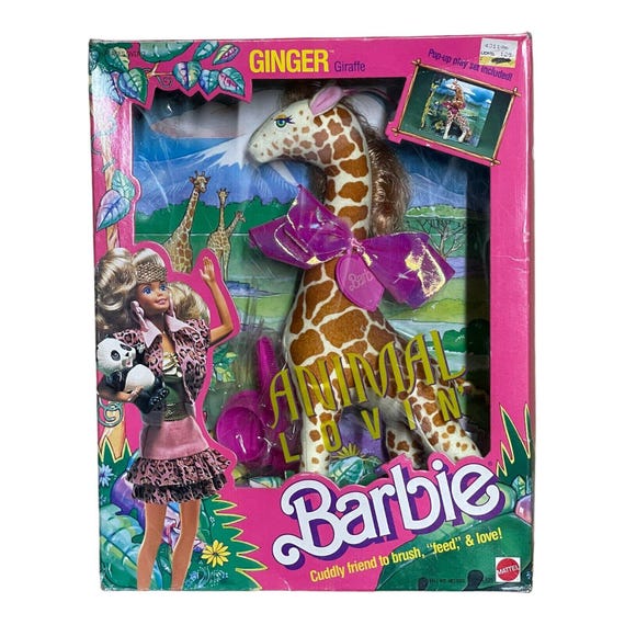 Barbie giraffe shop