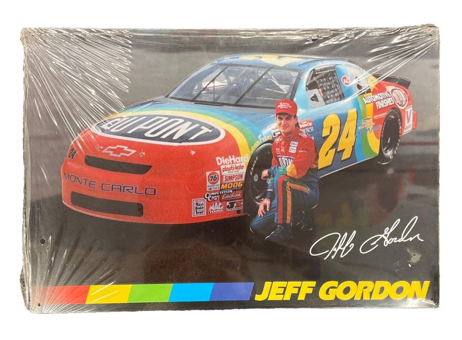 Jeff Gordon #24 Dupont 1995 Nascar Embossed Metal Sign - Etsy