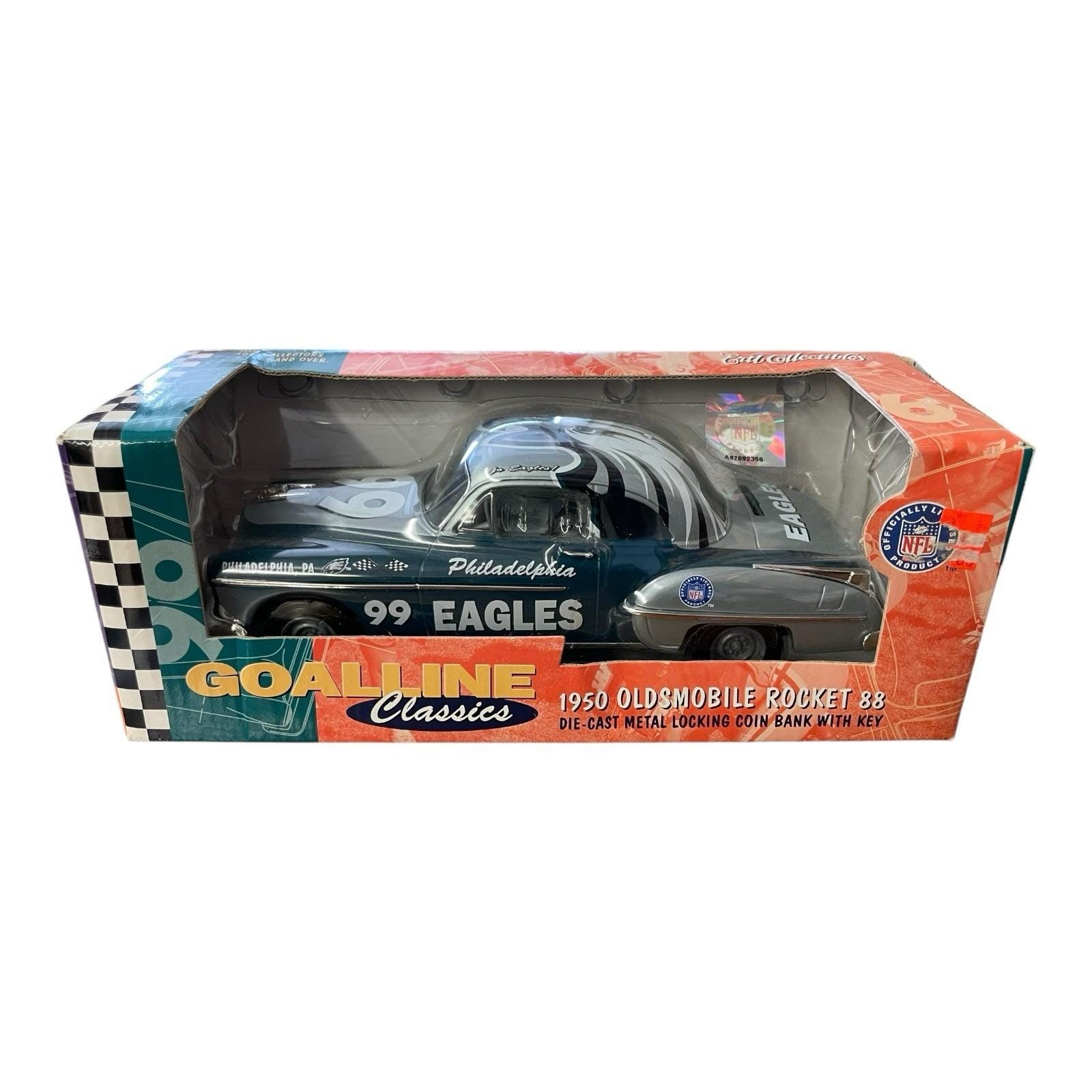 EAGLES/イーグルス/ WANTED/ Berkeley 1973 Philadelphia Eagles Goal Line Classic 1950 Oldmobile Rocket 88 Die