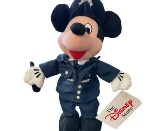 Britischer Polizist Micky Maus Disney 10 "Sitzsack Plüschstoff