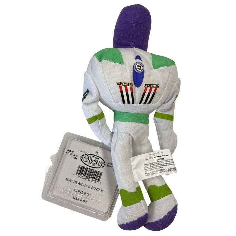 Buzz Lightyear Toy Story 8" pluche Disney Store afbeelding 2