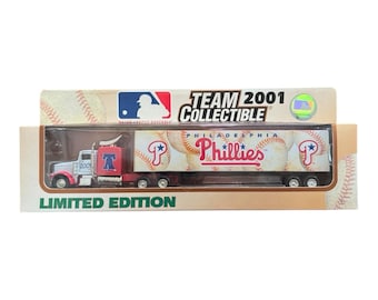 Philadelphia Phillies 2001 Semi Tractor Truck Hauler White Rose Collectibles