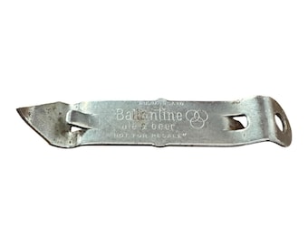 Ballentine Beer Can Opener Church Key Beer Advertisement