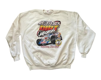 Vintage JERZEES Super Sweats Syracuse NY Super Dirt Week 2X Pullover Sweatshirt