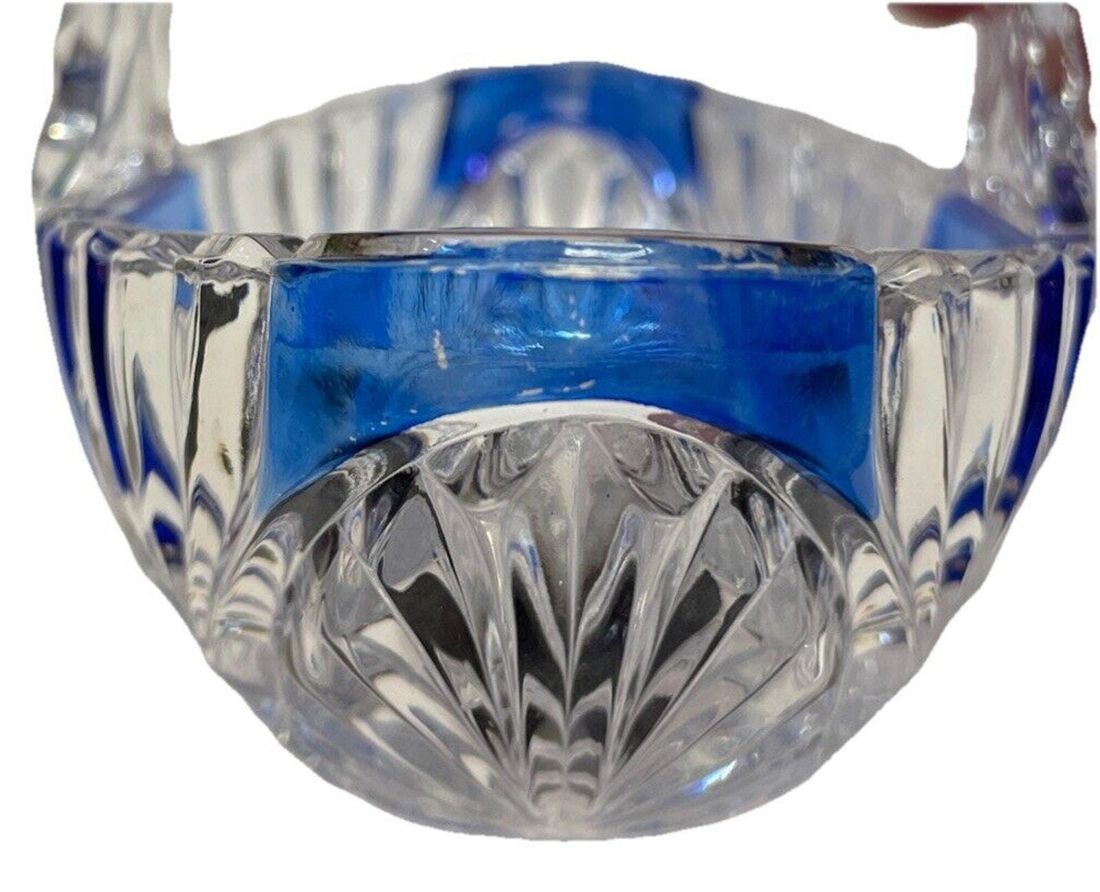 アンナ ヒュッテ ブレイククリスタル ドイツ 24% 鉛クリスタル ブルー