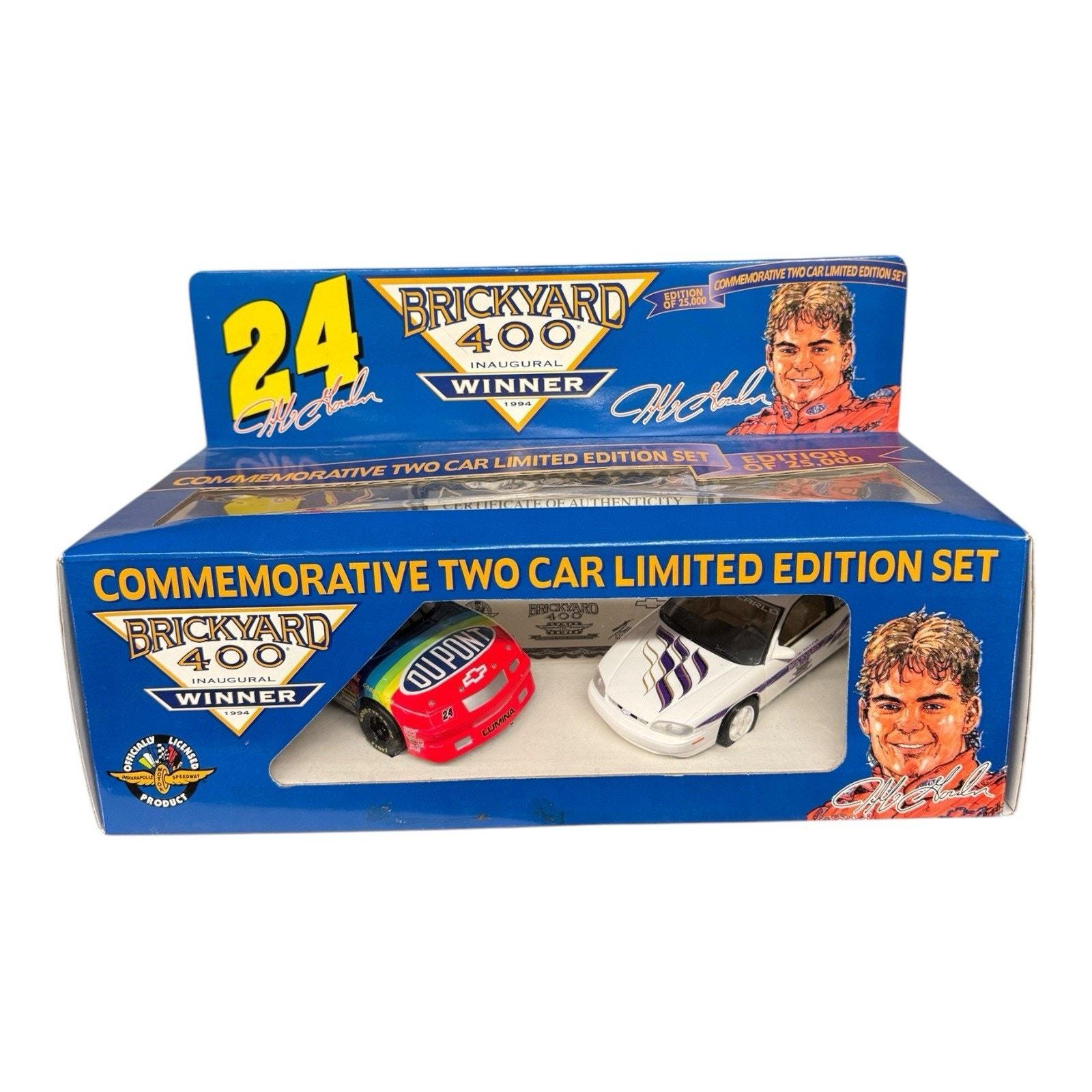 Jeff Gordon Inaugural Brickyard 400 NASCAR Two Car Limited Edition