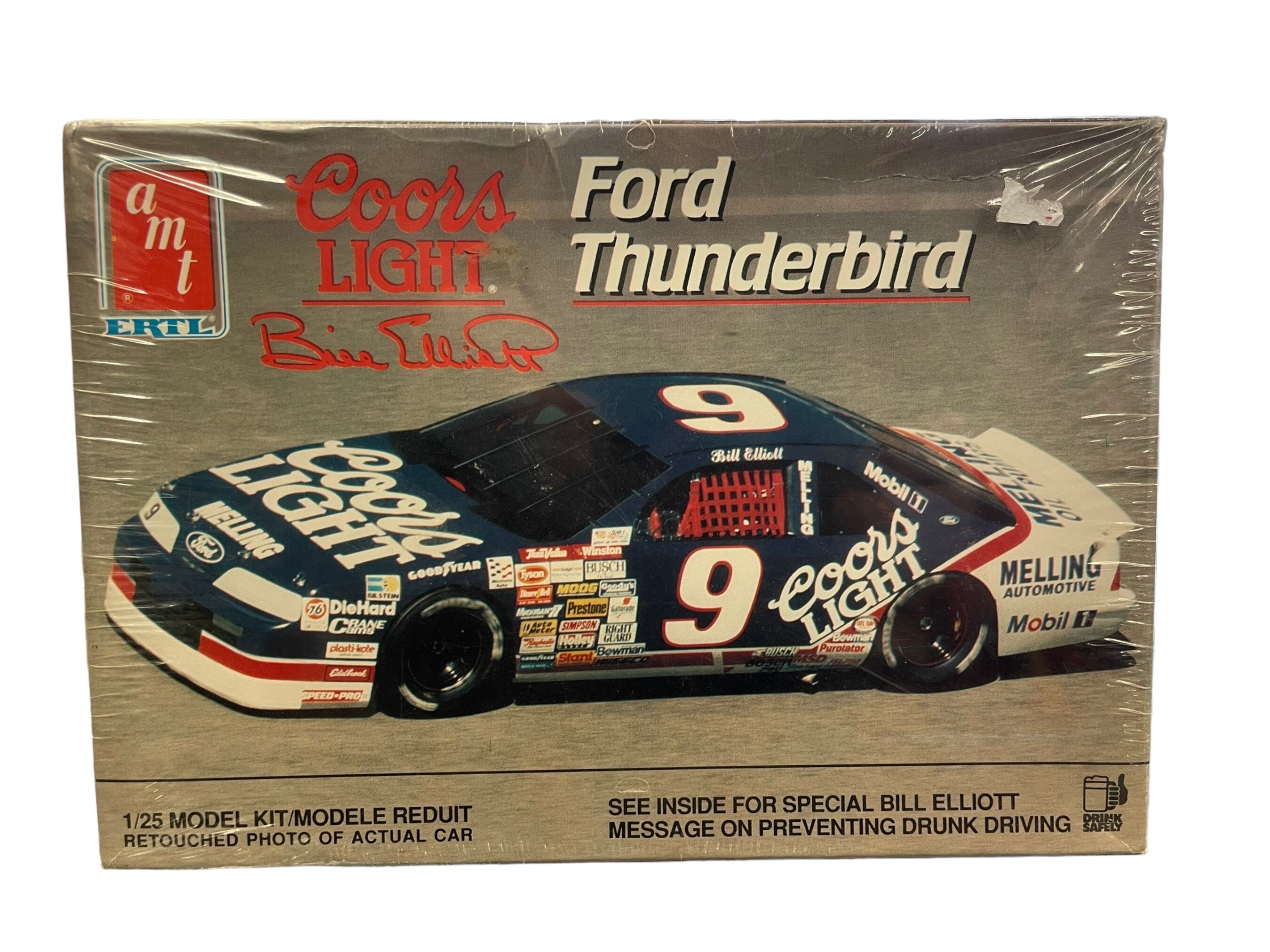 Bill Elliott Coors Light AMT Ertl Model Kit 1/25 NASCAR Sealed Kit - Etsy