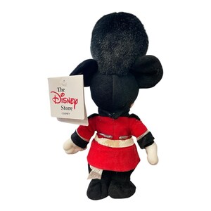 Mickey Mouse London Palace Guard Disney Store pluche zitzak 11 inch afbeelding 2