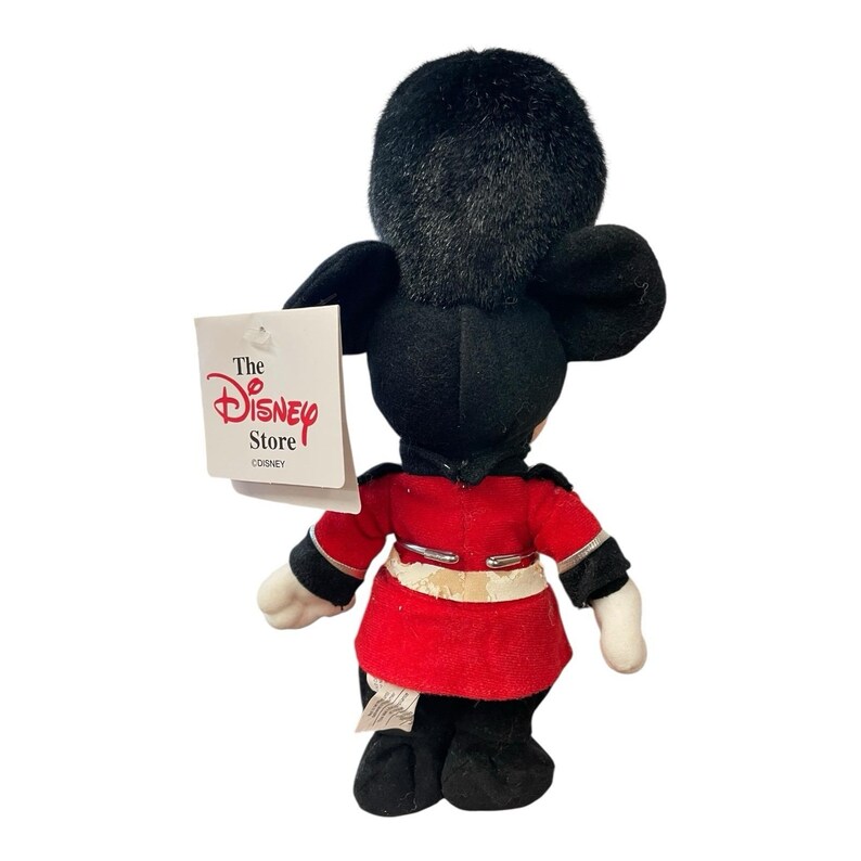 Mickey Mouse London Palace Guard Disney Store pluche zitzak 11 inch afbeelding 2
