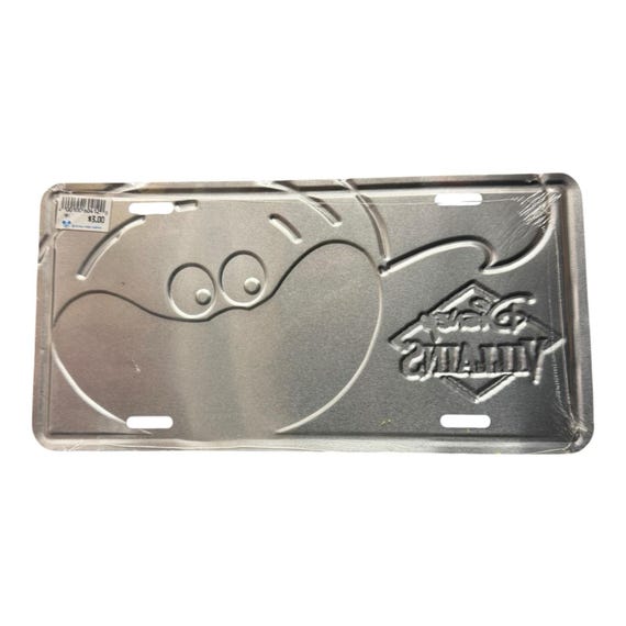 Villains License Plate