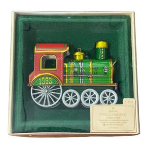Zinn Lokomotive 2nd in Serie 1983 Hallmark Andenken Ornament