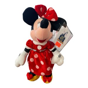 Minnie Mouse Velvet 2000 45 Years Of Magic 9.5" Mini Bean Bag Plush image 1