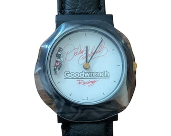 Dale Earnhardt Goodwrench Racing Watch Black Band Analog Promotional NASCAR