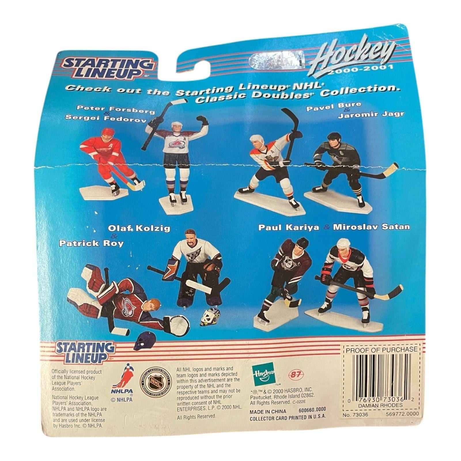 Damian Rhodes Atlanta Thrashers Starting Lineup Hockey 2000-2001