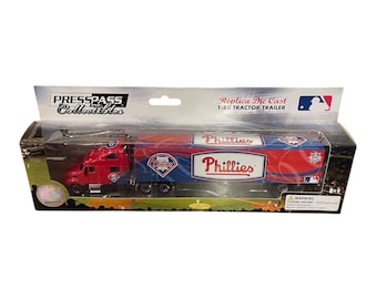 PressPass 1:80 Scale 2011 Tractor Trailer Philadelphia Phillies Baseball Logo