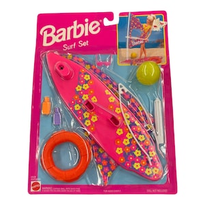 Barbie Surf Set Accessories Vintage 1993 Original Packaging