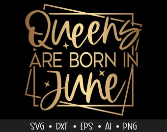 Download Queens Are Born In Svg Etsy