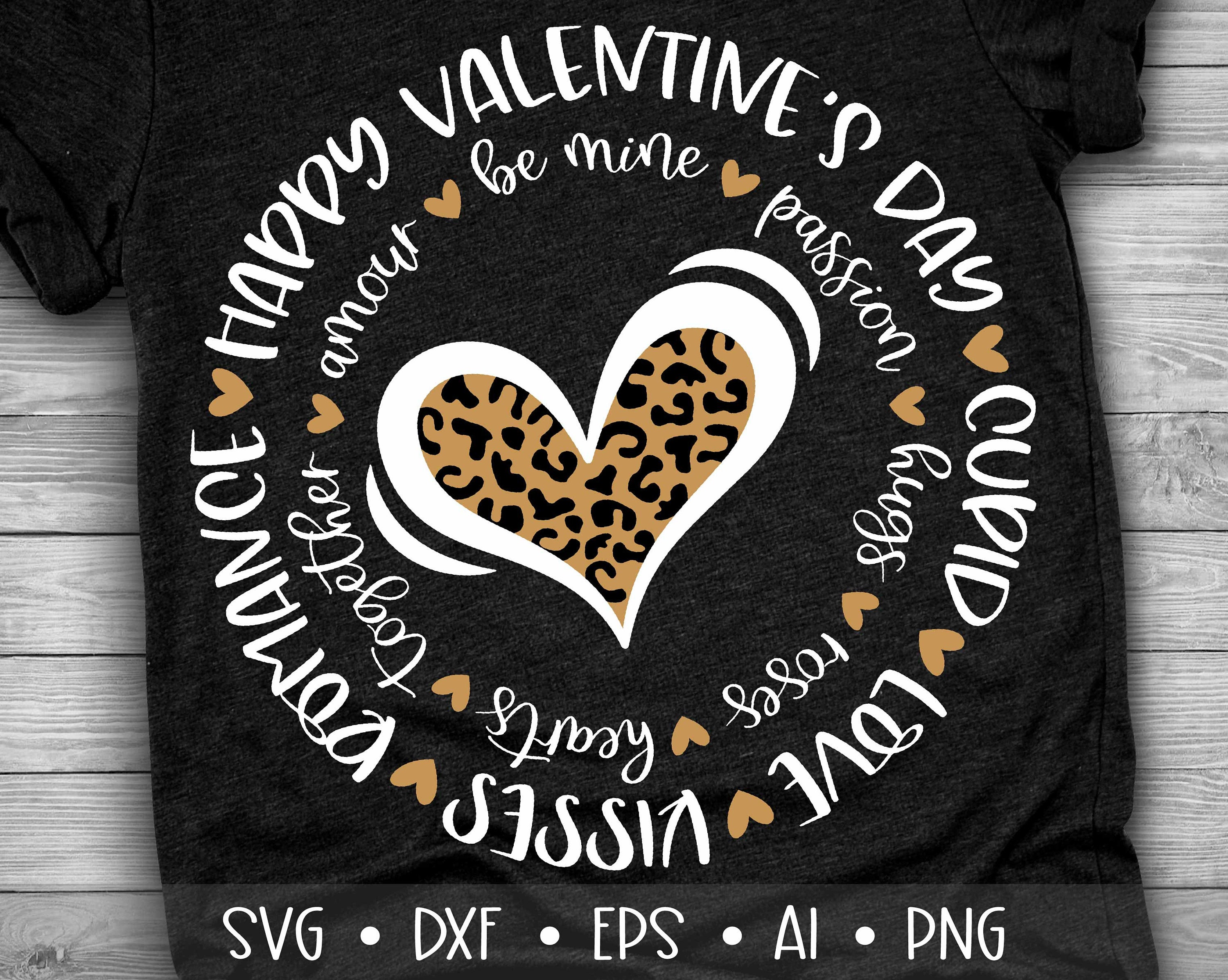 Download Valentines Day Svg Valentines Day Quote Svg Leopard Heart | Etsy