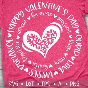 Valentines Day Svg, Valentines Day Quote Svg, Leopard Heart Svg, Be Mine Svg, Love Svg, Heart Svg, Eps, Dxf, Png