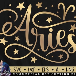 Aries SVG, Zodiac SVG, Horoscope Svg, Astrology Signs svg, Zodiac Symbols Svg, Zodiac Signs Svg, Zodiac Cut files Svg, dxf, png