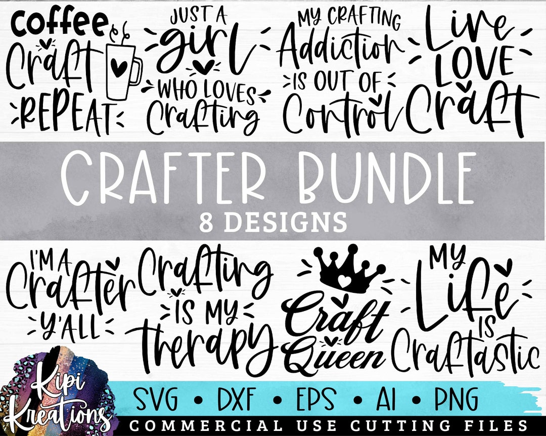 Crafter SVG Bundle, Crafting SVG, Crafting Shirt Svg, Crafters Svg
