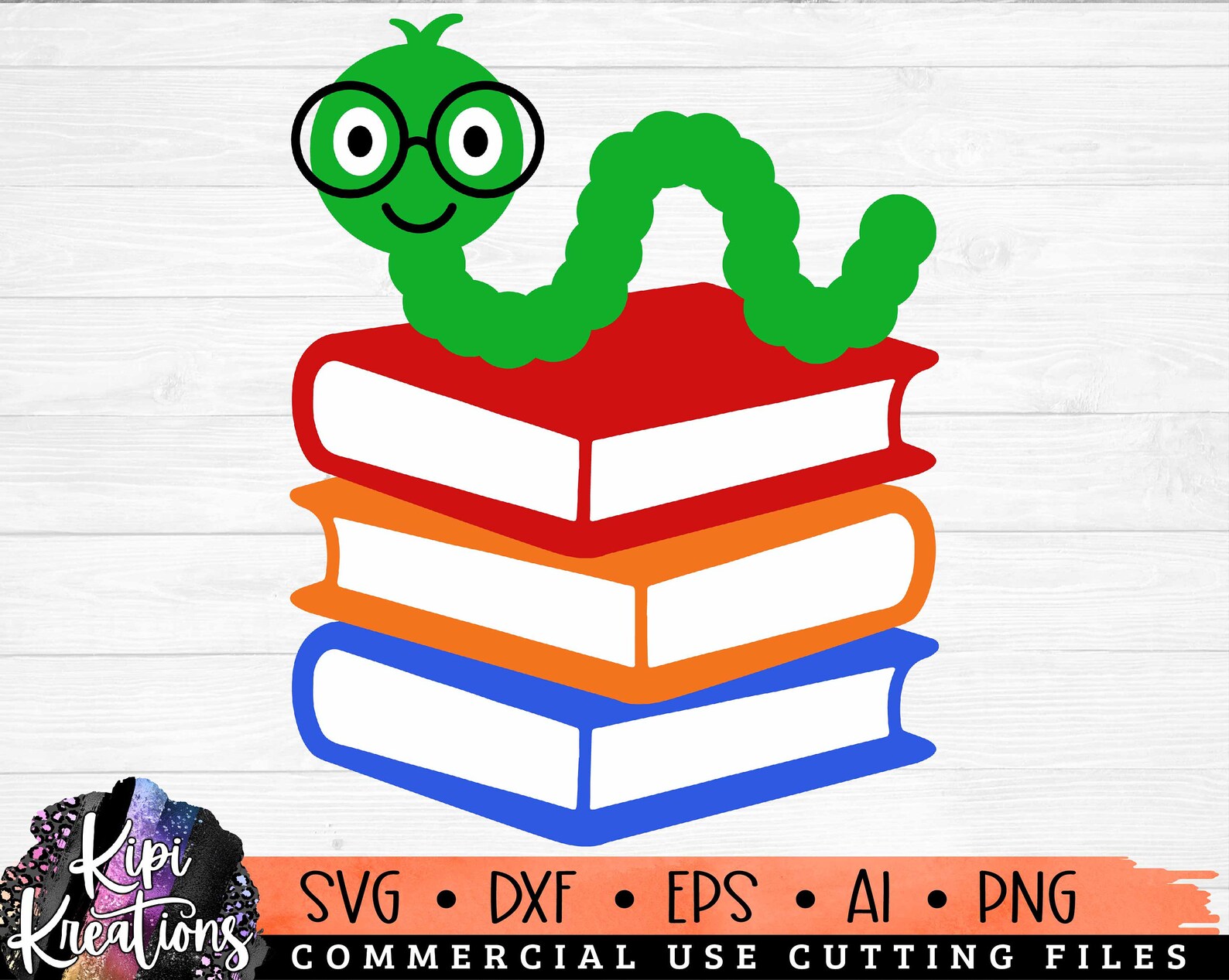 Book Worm Svg Teacher SVG Teacher Clipart Svg Teacher Svg - Etsy