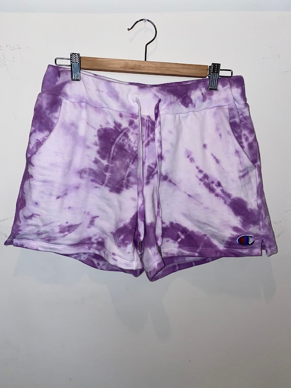 champion tie dye shorts