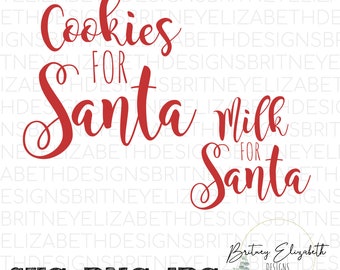 Download Milk For Santa Svg Etsy PSD Mockup Templates