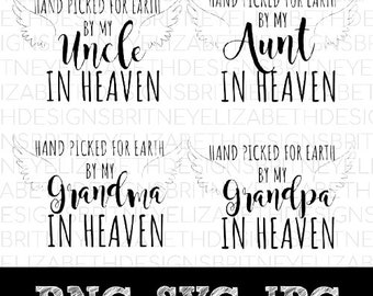 Download Grandma Heaven Svg Etsy