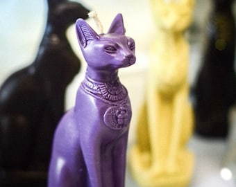 Bastet Scented Candle / Bastet Statue / Goddess Bastet / Cat Goddess