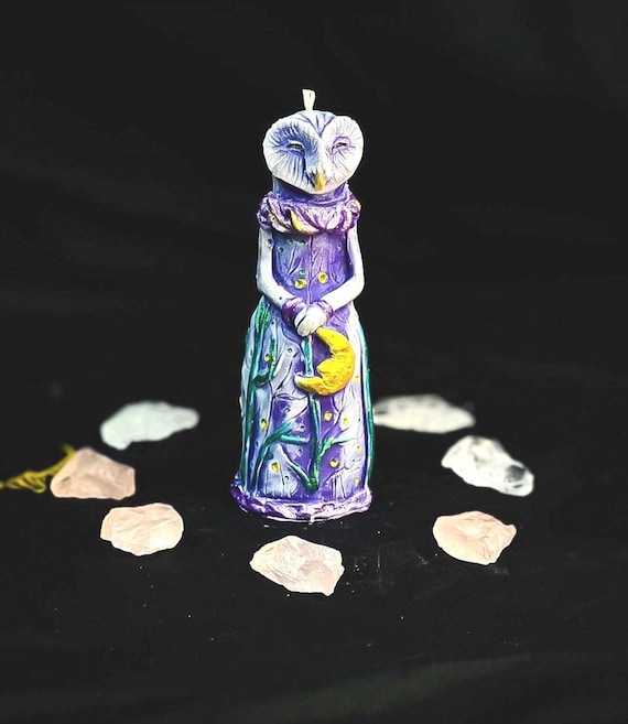 Owl Goddess Scented Candle / Spirit Guide
