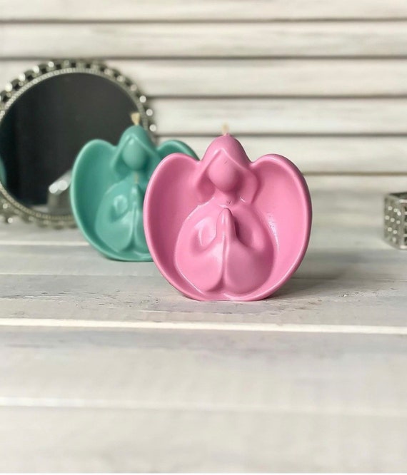 Beeswax Angel Scented Candle / Prayer Angel / Guardian Angel Candle