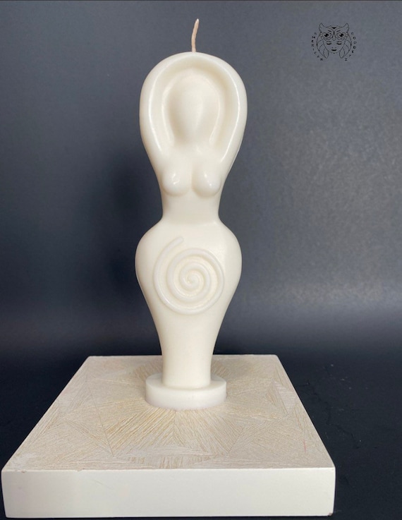 Triple Moon and Spiral Goddess Scented Candle