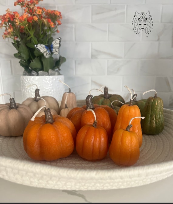 Pumpkin Candles Halloween/Thanksgiving/ Fall Season Scented Candles