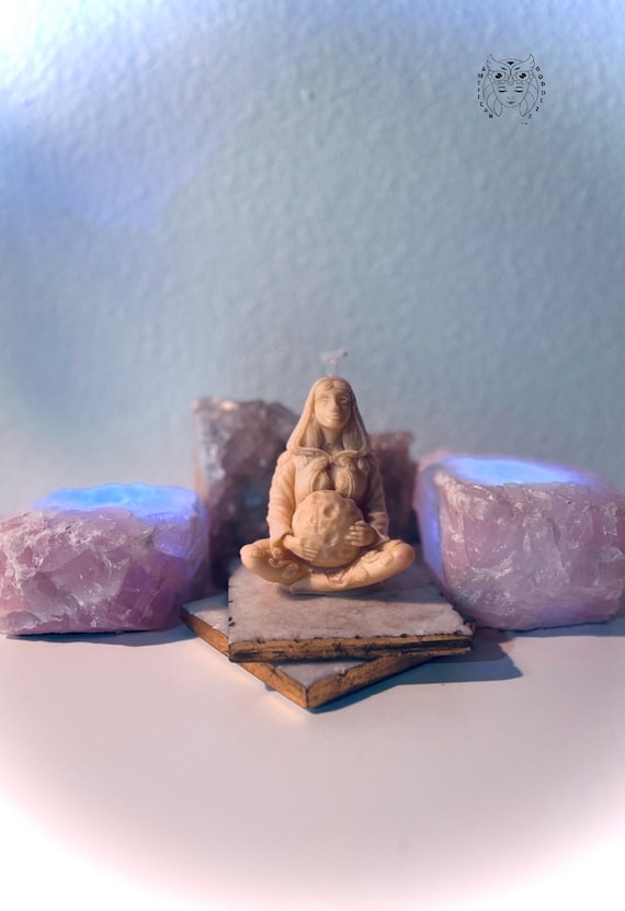 Full Moon Goddess Scented Candle / Triple Goddess / Natural Scent Candle