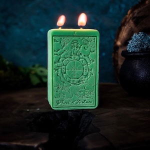 Tarot Scented Candles / Wheel of Fortune / Tarot Candle