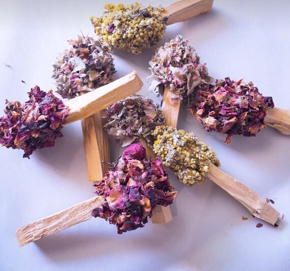 3 pack Palo Santo Beeswax Pop, Palo Santo Pop, Spiritual Wand, Smudging stick, Palo Santo Holder, House Warming Gift