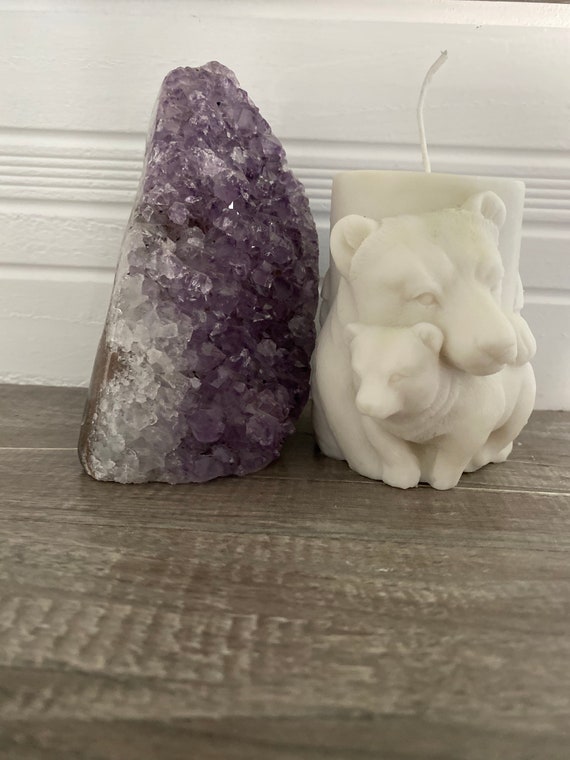 Mother Bear Scented Pillar Candle