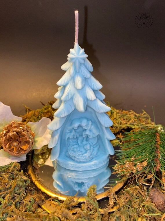 Nativity Scented Candle / The Birth of Christ/ Christmas Gift / Nacimiento