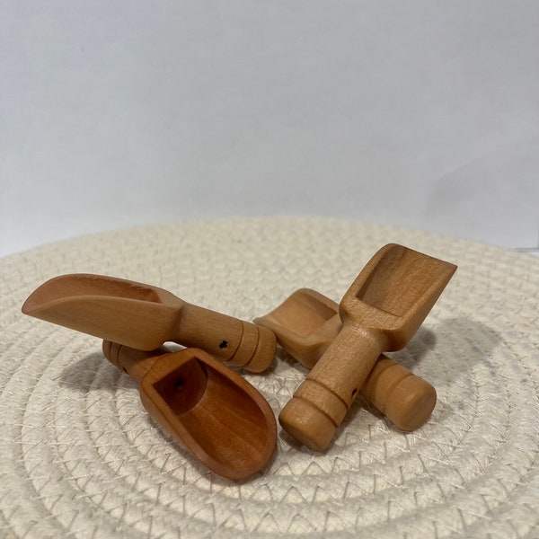 Mini Wooden Spoon Mini Bamboo Spoons Small Bath Salt Spoon Small Spice Spoons for Sugar Scrubs, Spices, Bath Salts