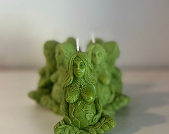 Mother Earth / Gaia Goddess Scented Candle