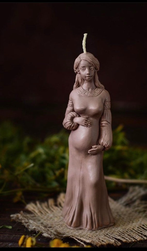 Pregnant Goddess Scented Candle