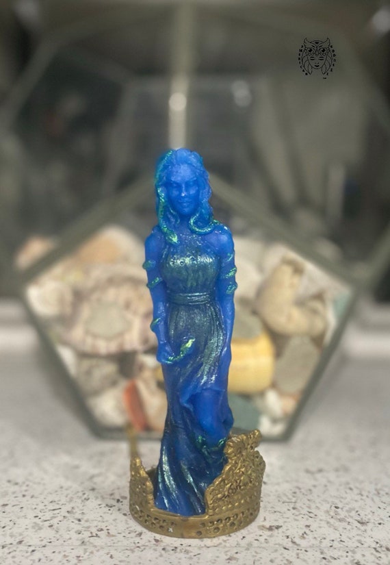 Goddess Medusa Scented Candle / Medusa Candle / Medusa Statue
