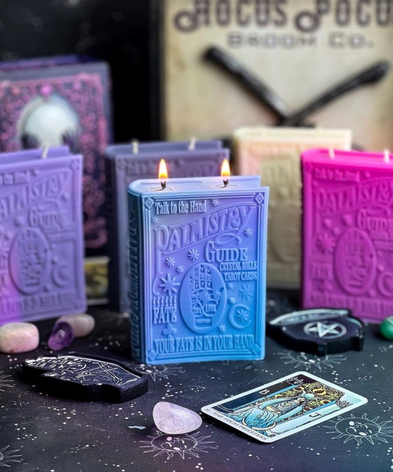 Palmistry Book Scented Candle