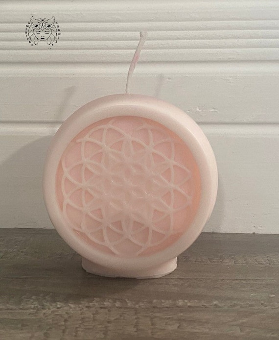 Flower of Life Scented Candle