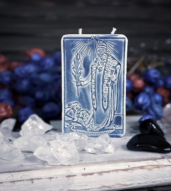 Tarot Scented Candles / The Hierophant / Tarot Card Art