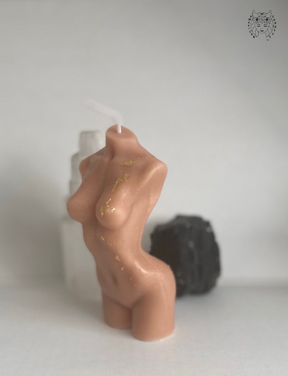 Female Torso / Body Sculpture Female /  Female Candle